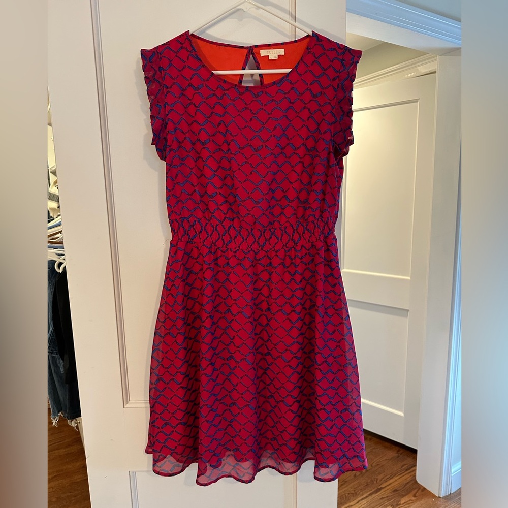 Tulle size large colorful dress